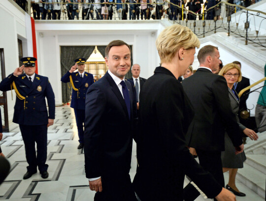 The ceremony of swearing-in of Polish President Andrzej Duda