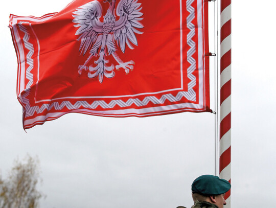 Military parade rehearsal before Polish Independce Day