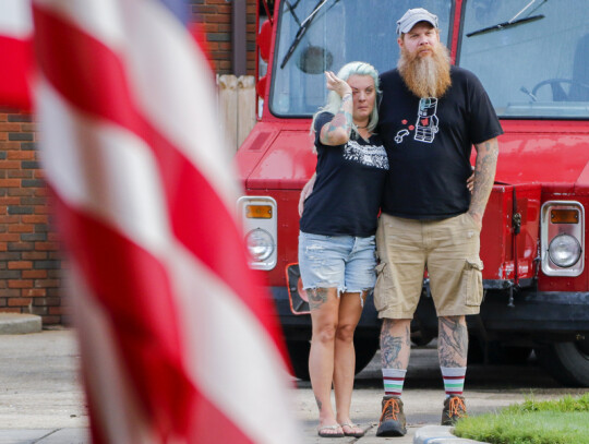 14th anniversary of 9/11 terrorist attacks in Avondale Estates, Georgia, USA