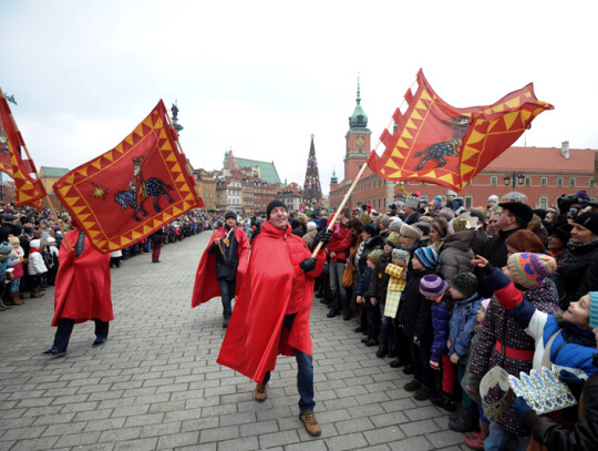 Epiphany procession in Warsaw