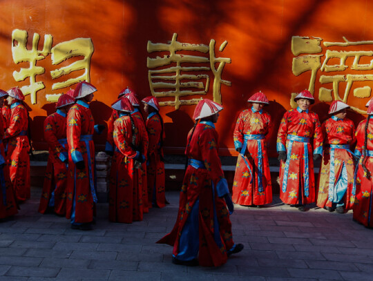 China lunar new year preparations