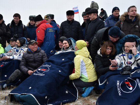 Soyuz TMA-18M landing