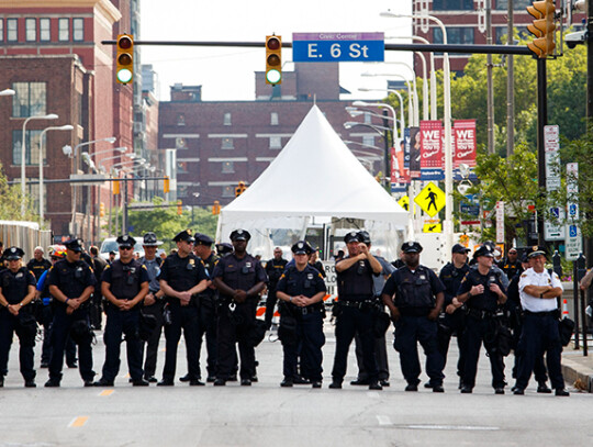 Protests at the Republican National Convention in Cleveland, Ohio