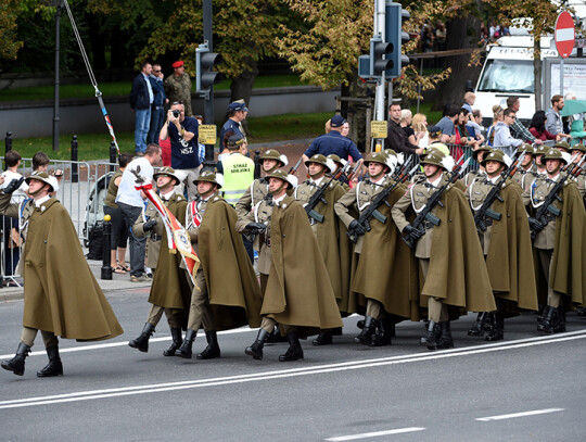 The Grand Polish Armed Forces Parade in Warsaw