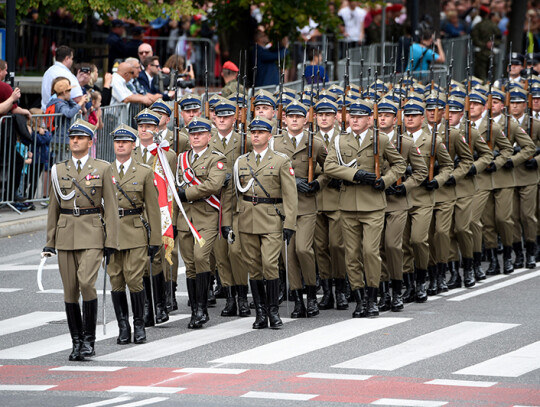 The Grand Polish Armed Forces Parade in Warsaw