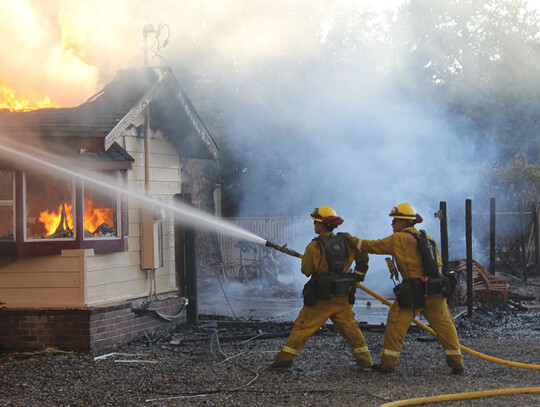 Clayton Fire in northern California