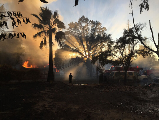 Clayton Fire in northern California