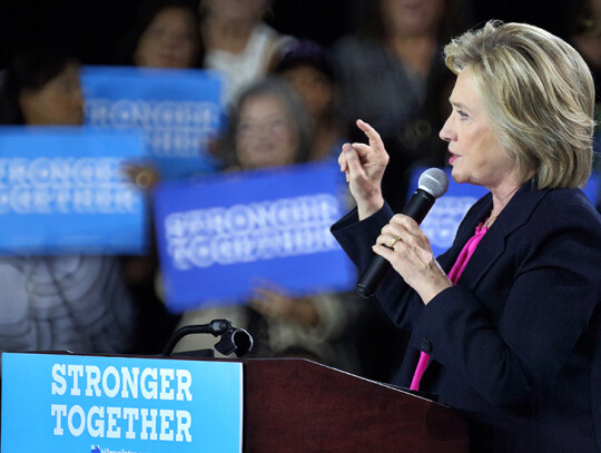 Hillary Clinton campaigns in Tampa