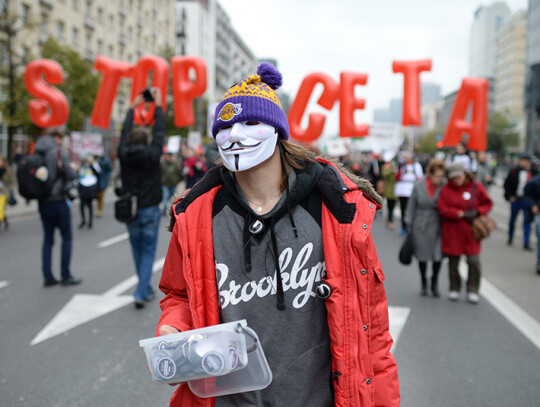 Demonstration against CETA and TTIP