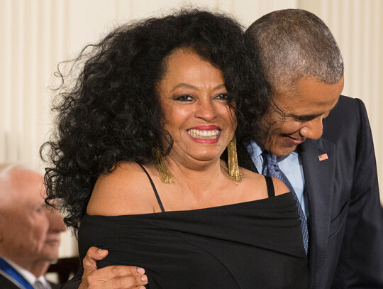 US President Barack Obama awards the Presidential Medal of Freedom