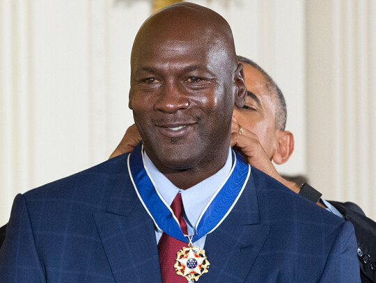 US President Barack Obama awards the Presidential Medal of Freedom