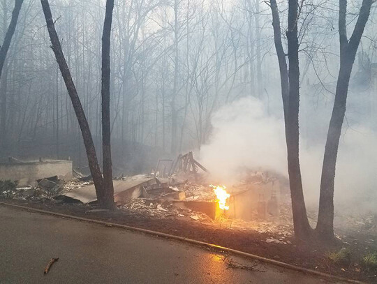 Tennessee wildfires