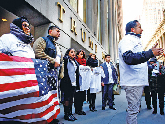 Immigrants Gather for Journey to Washington DC