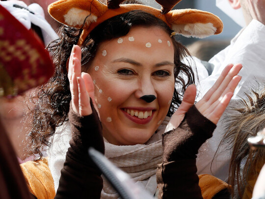 Rose Monday carnival parade in Mainz