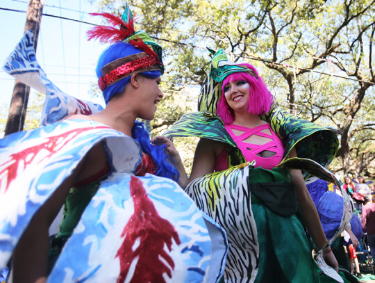 Mardi Gras parade in New Orleans