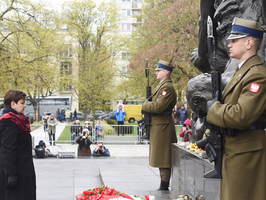 74th anniversary of the uprising in the Warsaw Ghetto