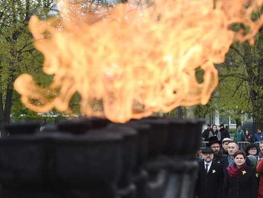 74th anniversary of the uprising in the Warsaw Ghetto