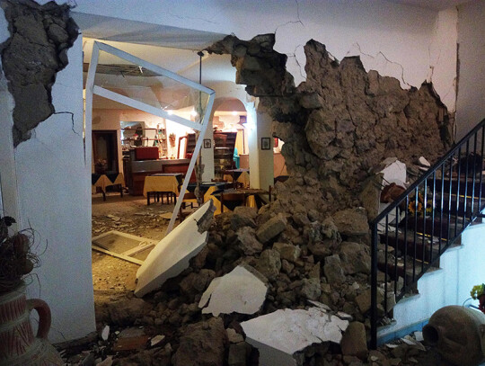 Earthquake at Ischia Island, Italy