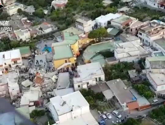 Earthquake at Ischia Island, Italy