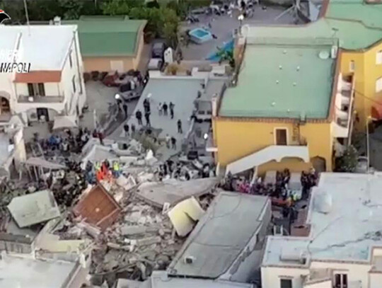 Earthquake at Ischia Island, Italy