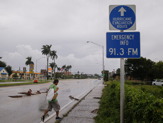 Hurricane Irma in Homestead, Florida, USA