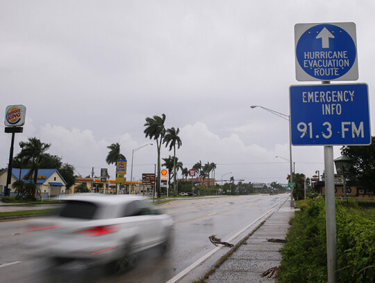 Hurricane Irma in Florida City, Florida, USA