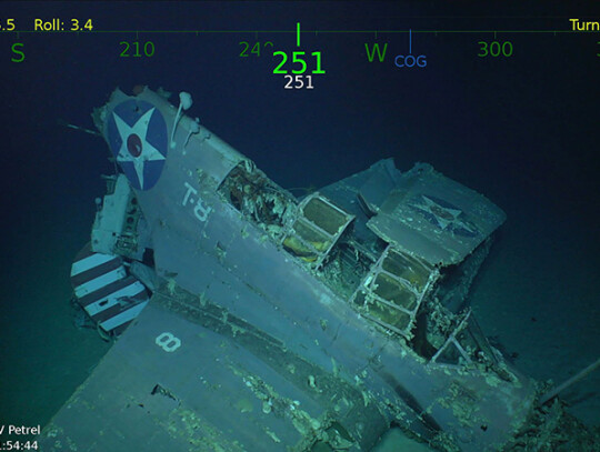 Wreakage of USS Lexington discovered off coast of Australia, Coral Sea, --- - 05 Mar 2018