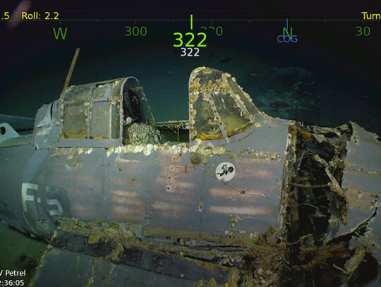 Wreakage of USS Lexington discovered off coast of Australia, Coral Sea, --- - 05 Mar 2018