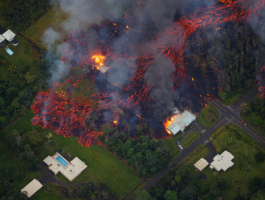 Hawaii's Kilauea Volcano eruption, Pahoa, USA - 06 May 2018