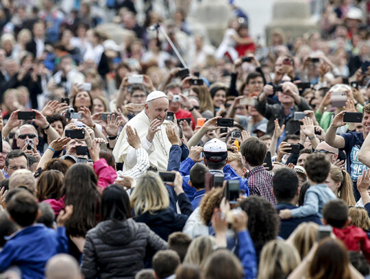 Pope Francis' general audience at the Vatican, Vatican City, Vatican City State (Holy See) - 23 May 2018