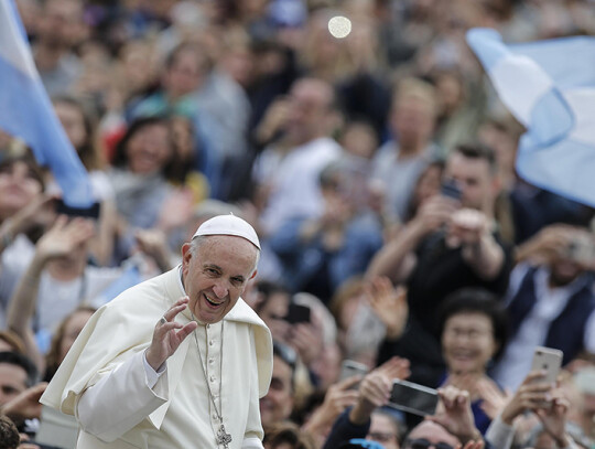 Pope Francis' general audience at the Vatican, Vatican City, Vatican City State (Holy See) - 23 May 2018