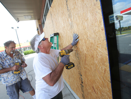 Florida prepares for Hurricane Michael, Navarre, USA - 09 Oct 2018