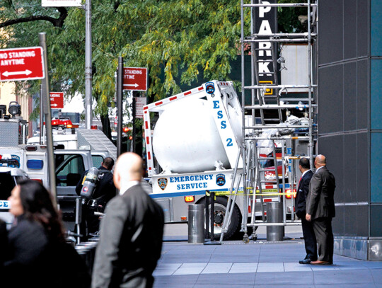 Explosive Device Found at CNN New York Headquaters, USA - 24 Oct 2018