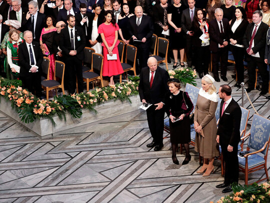 Nobel Peace Prize 2018 ceremony, Oslo, Norway - 10 Dec 2018