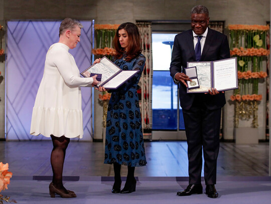 Nobel Peace Prize 2018 ceremony, Oslo, Norway - 10 Dec 2018