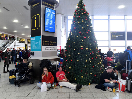 Gatwick airport closed down, Crawley, United Kingdom - 20 Dec 2018