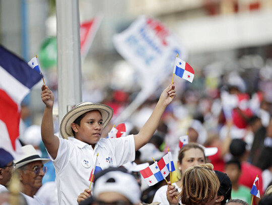 Pope Francis arrives in Panama for the World Youth Day, Panama City - 23 Jan 2019