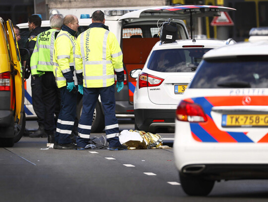 Several injured in shooting on a tram in Utrecht, Netherlands - 18 Mar 2019