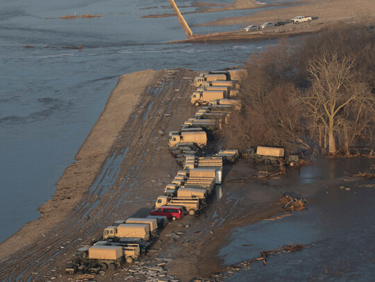 Nebraska flooding, Ashland, USA - 18 Mar 2019