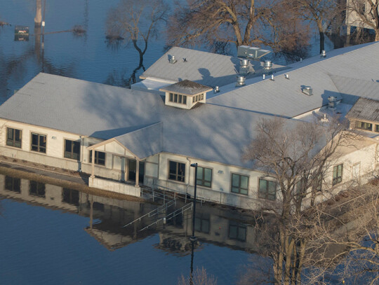 Nebraska flooding, Ashland, USA - 18 Mar 2019