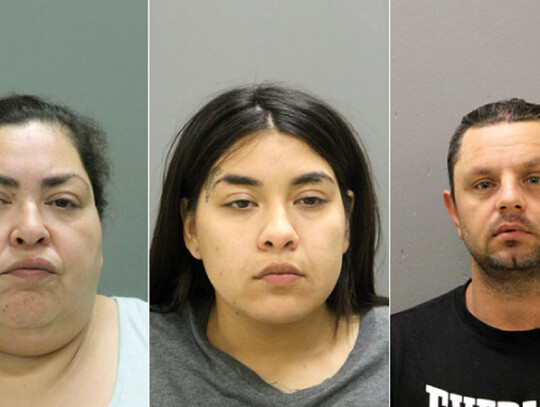 Od lewej: Clarisa Figueroa, Desiree Figueroa i Piotr Bobak fot.Chicago Police