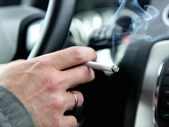 Ban smoking in all vehicles