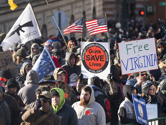 Gun rights rally in Richmond, Virginia, USA - 20 Jan 2020