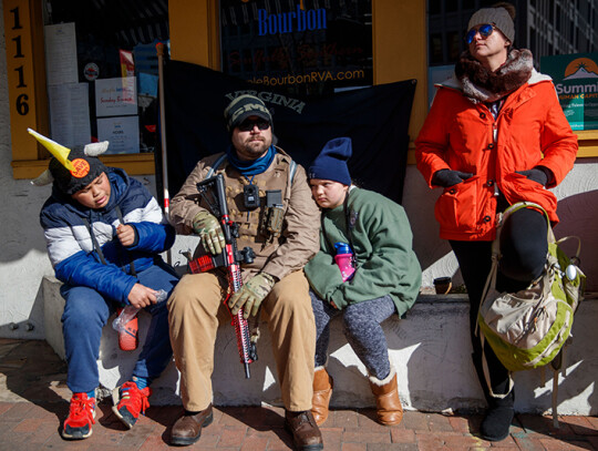 Gun rights rally in Richmond, Virginia, USA - 20 Jan 2020