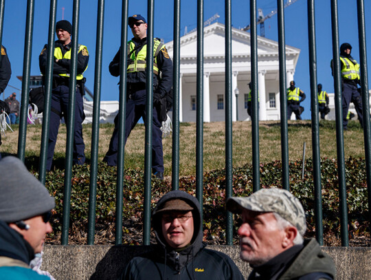 Gun rights rally in Richmond, Virginia, USA - 20 Jan 2020