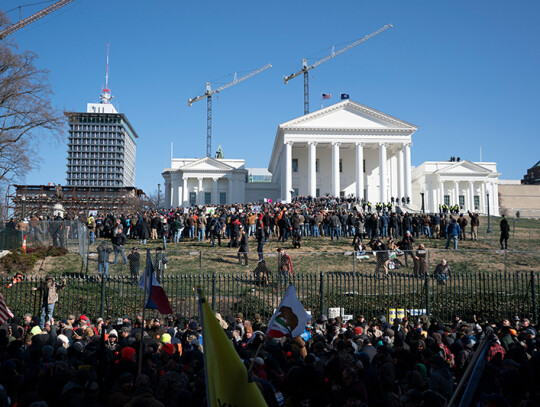 Gun rights rally in Richmond, Virginia, USA - 20 Jan 2020