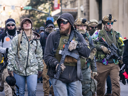 Gun rights rally in Richmond, Virginia, USA - 20 Jan 2020