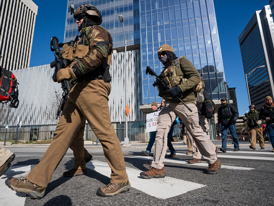 Gun rights rally in Richmond, Virginia, USA - 20 Jan 2020