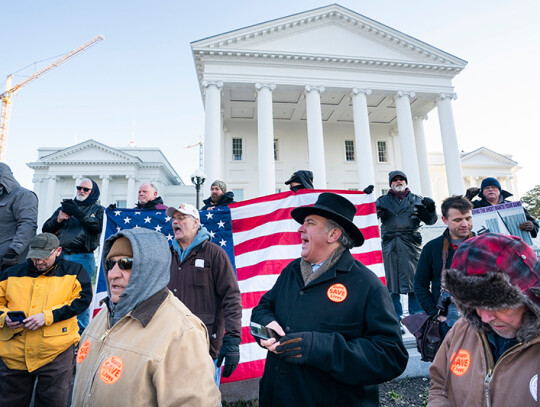 Gun rights rally in Richmond, Virginia, USA - 20 Jan 2020