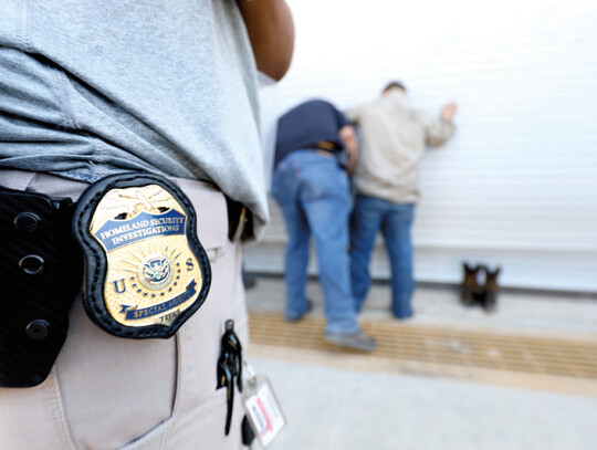 ICE executes federal criminal search warrants in North Texas.